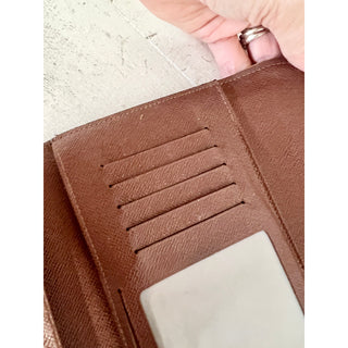 Louis Vuitton Paris Eugenie Brown Monogram Coated Canvas Flap Wallet