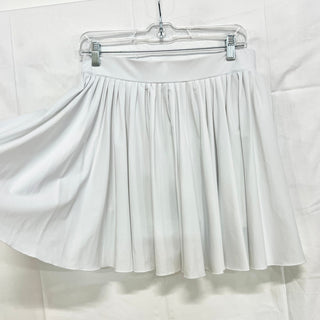 Juicy Couture High Waisted Pleated Skirt Tennis Short Liner White Women's Size M