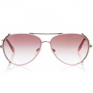 Roberto Cavalli Rc 1029 34U Bronze/Pink Metal Frame Aviator Sunglasses