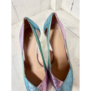 Balmain Sibyl Metallic Leather Cutout Stilettos Pumps Pastel Women's 37 / 6.5