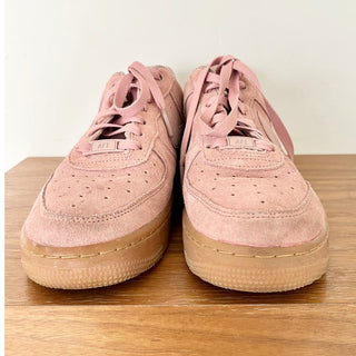 Nike Air Force 1 Suede Low Top Athletic Sneakers Particle Pink Women's Size US 8