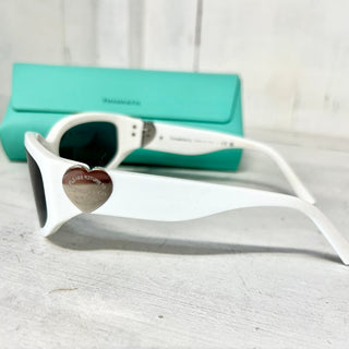 Tiffany & Co. TF 4217-839287 Women's Sunglasses Bright White with Leather Pouch