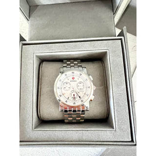 Michele Stainless Steel Diamond Sport Sail Chronograph Watch (SHF-YYKNvY)