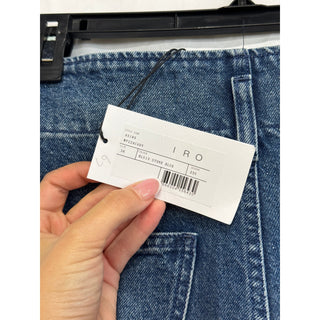 NWT Iro Acady High Waisted Denim Carrot Cut Jeans Stone Blue Women's Size 36 / 2