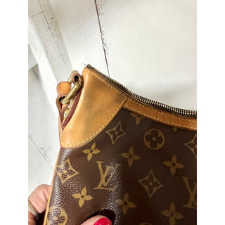 Louis Vuitton Odeon PM Monogram Leather Shoulder Crossbody Messenger Bag Brown