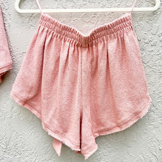 NWT $440 Bec + Bridge Cropped Ollie Top & Ollie Short Musk Pink Women's US 4