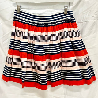 Kate Spade New York Skirt The Rules Striped High Rise A-line Mini Skirt Red US 4