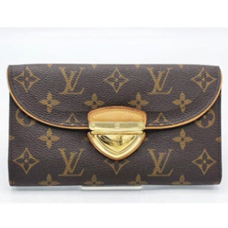 Louis Vuitton Paris Eugenie Brown Monogram Coated Canvas Flap Wallet