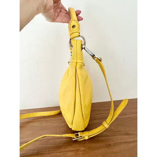 Marc By Marc Jacobs Yellow Leather Classic Q Hillier Hobo Shoulder Bag Women's