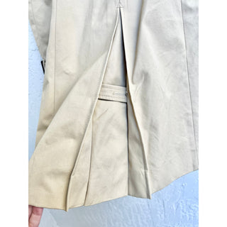 J.Crew Long Sleeve Double Breasted Trench Coat Long Jacket Beige Women's US 0