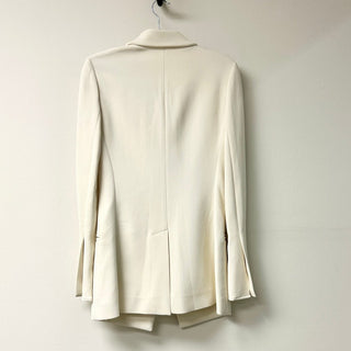 Proenza Schouler Asymmetric Textured Oversized Suiting Blazer Ivory Women's 4