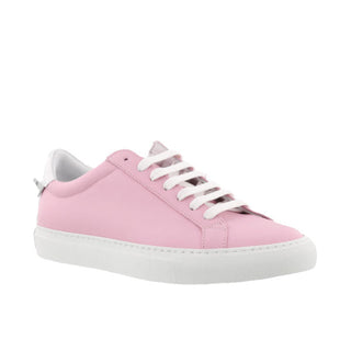 Givenchy Knot Leather Low Top Urban Street Sneakers Pink White Women's EU 39