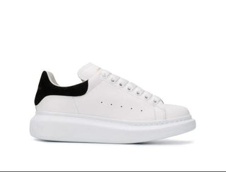 Alexander McQueen Leather Low Top Chunky Sole Sneakers White Black Men's EU 41