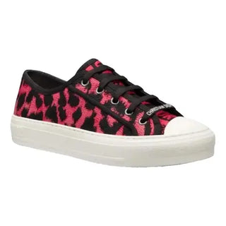 Dior Walk'n'Dior Leopard Print Low Top Trainer Sneakers Pink Black Womens EU 37