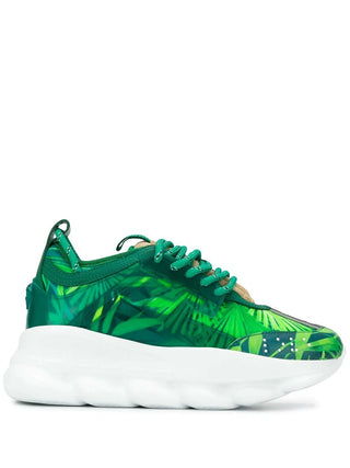 Concepts x Versace Chain Reaction JLO Sneakers Silk Chiffon Jungle Print EU 37.5