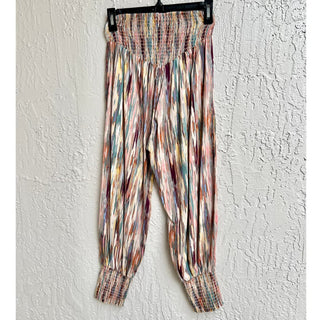 NWT Misa High Rise Los Angeles Vega Printed Crop Pant Multicolor Women's Medium