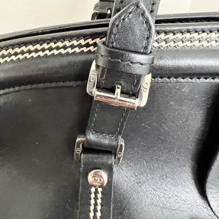 Dior Detectif black leather bag Galliano era collector piece