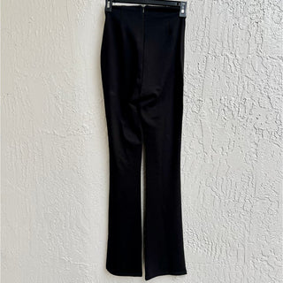 Danielle Bernstein By Weworewhat Mid Rise Scoop Waist Pants Black Women's US 2