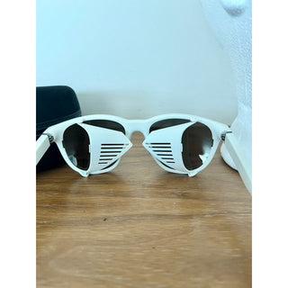 NWT Emporio Armani Sustainability Values Sunglasses Matte White Men's With Case