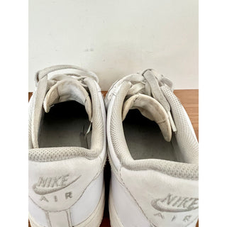 Nike Air Force Lace Up Low Top Running Sneakers Shoes White Women's Size US 8