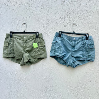 Urban Outfitters Mid Rise Summer Shorts Lot Of 2 Blue Green Women's Size US 4