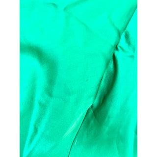 NWT Meshki Tabitha Cowl Neck Satin Mini Slip Dress Emerald Green Women's Medium