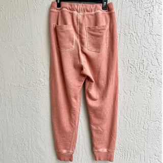 Veronica Beard Drawstring Tie Waistband Preslee Jogger Sweatpants Pink Women's L