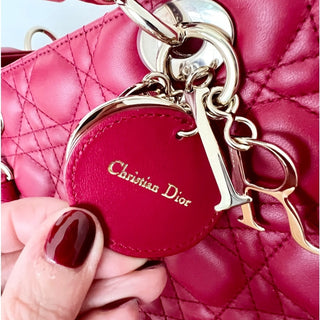 Dior Lady Dior large lamb skin cannage bag with box and receipt copy