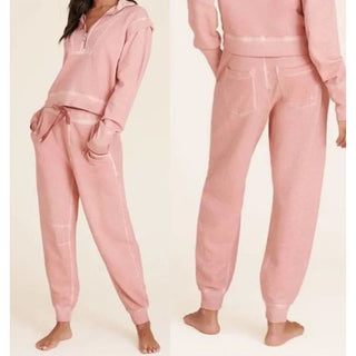 Veronica Beard Drawstring Tie Waistband Preslee Jogger Sweatpants Pink Women's L