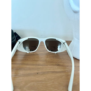 NWT Emporio Armani Sustainability Values Sunglasses Matte White Men's With Case