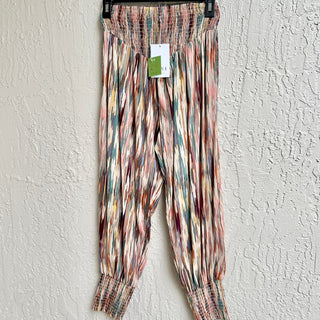 NWT Misa High Rise Los Angeles Vega Printed Crop Pant Multicolor Women's Medium