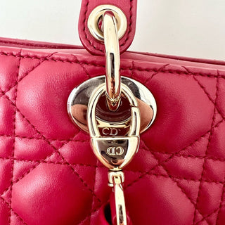 Dior Lady Dior large lamb skin cannage bag with box and receipt copy
