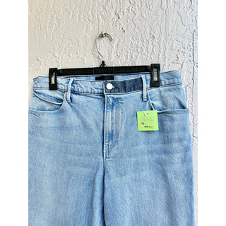 RTA High Rise Cotton Blend Straight Leg Gaia Jeans Light Denim Blue Womens Sz 29